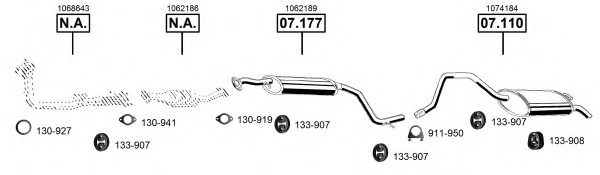 ASMET FO073815 Exhaust System